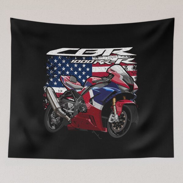 Item preview, CBR1000RR American Flag Sportbike Art designed and sold by FroggyBaBoy.