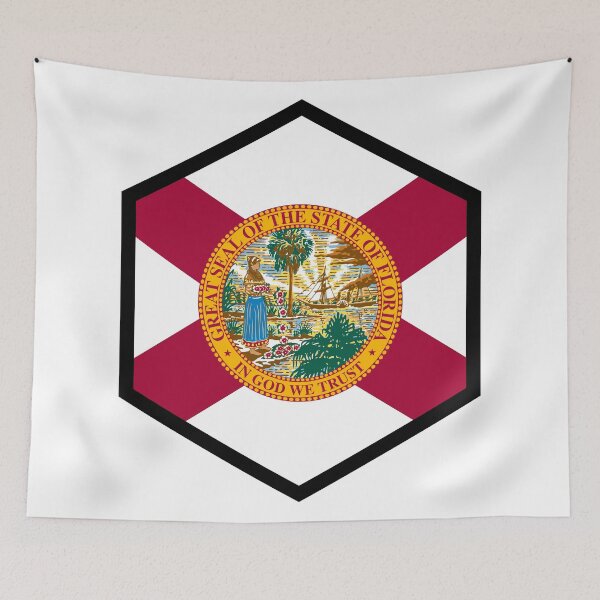 Item preview, FLORIDA HEXAGONAL SEAL designed and sold by dreamyguy.