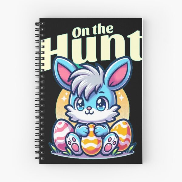 Item preview, On the Hunt - Cute Kawaii Easter Bunny and Eggs designed and sold by GenZFashion000.