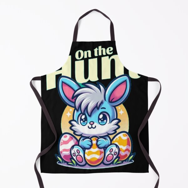 Item preview, On the Hunt - Cute Kawaii Easter Bunny and Eggs designed and sold by GenZFashion000.
