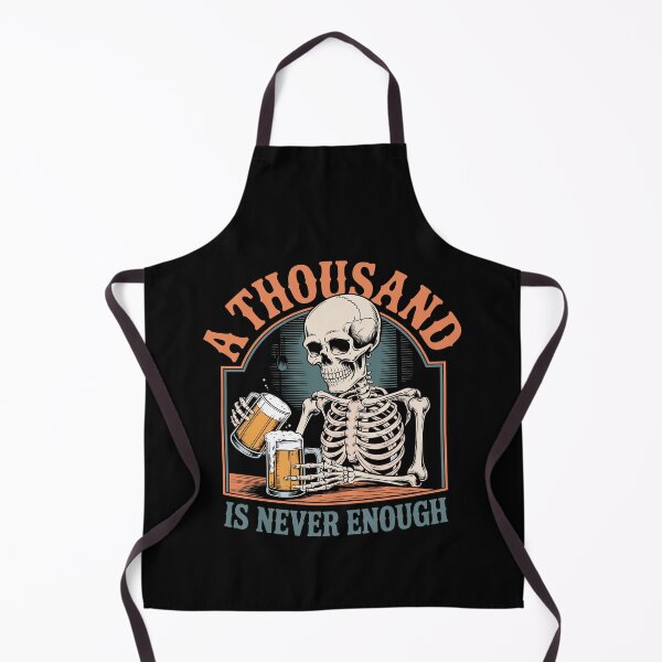 Item preview, A Thousand Is Never Enough Skeleton Sober Sobriety designed and sold by Dressed For Duty.