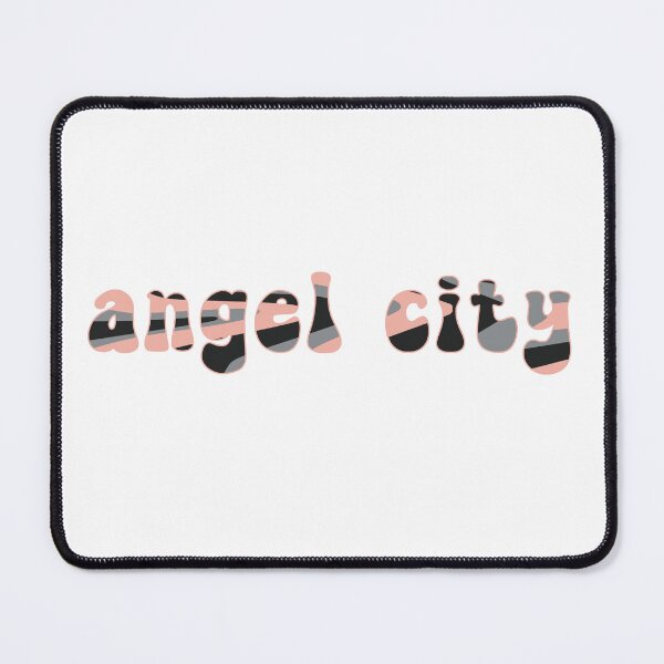 Artikelvorschau, Angel City FC NWSL Groovy Retro Schriftart entworfen und verkauft von coffeepolicy.