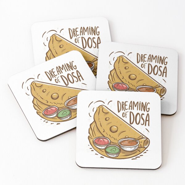 Item preview, Dosa & Sambar Cute Cartoon – Funny South Indian Food Lover Design designed and sold by Globalcitytees.