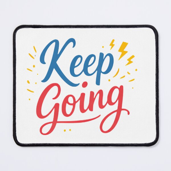 Item preview, Keep Going Motivational Sticker | Minimal Inspiration Quote Design designed and sold by Lovestickerco.