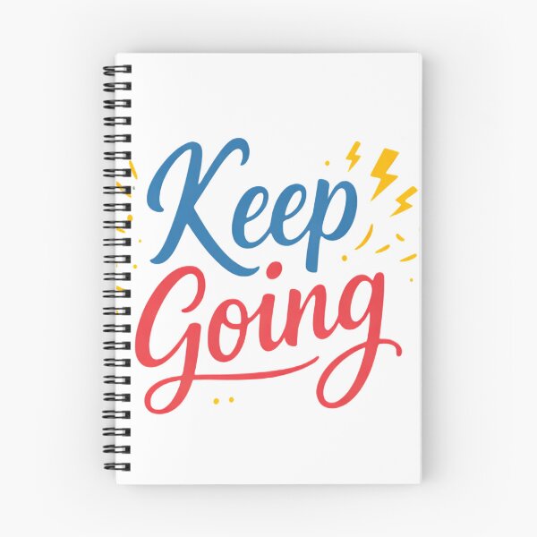 Item preview, Keep Going Motivational Sticker | Minimal Inspiration Quote Design designed and sold by Lovestickerco.
