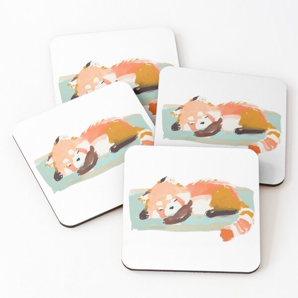 Item preview, Sleeping Red Panda Cozy Animal Cute designed and sold by trajeado14.