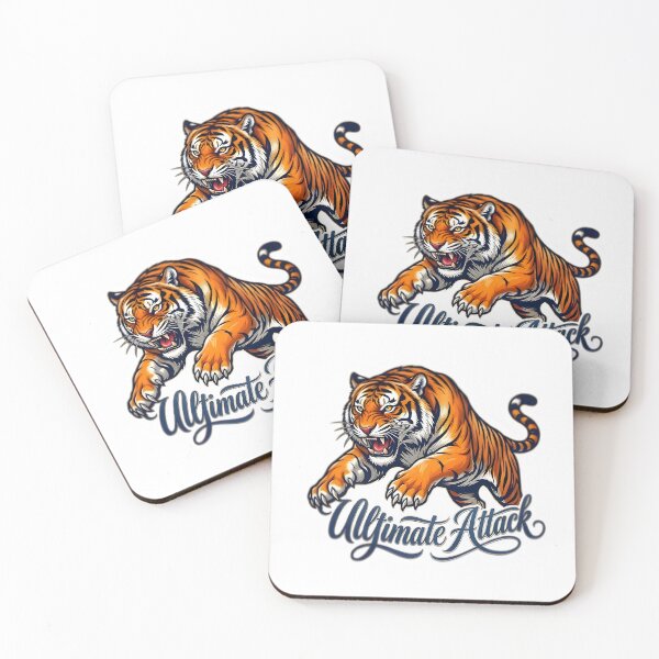 Item preview, Pouncing Tiger Ultimate Attack Action Sticker designed and sold by StickoStore.