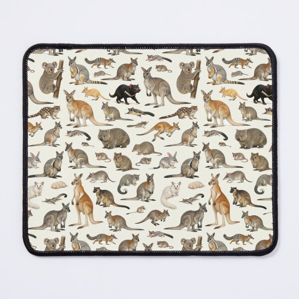 Item preview, Marsupials of Australia Retro Wildlife Identification Chart designed and sold by kakarikihill.
