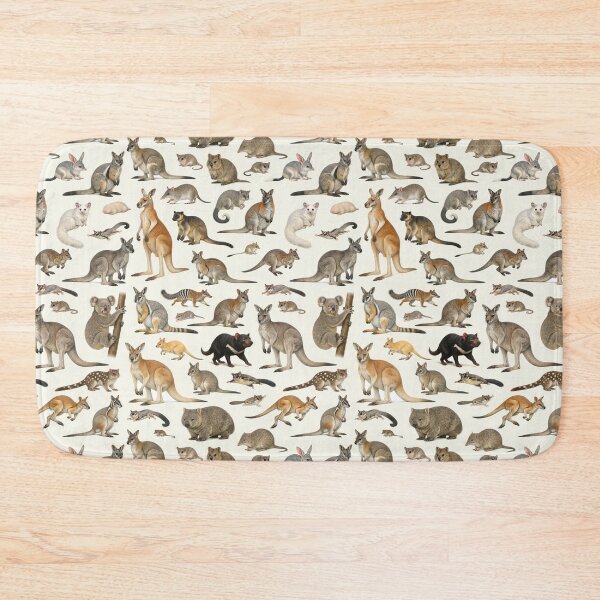Item preview, Marsupials of Australia Retro Wildlife Identification Chart designed and sold by kakarikihill.