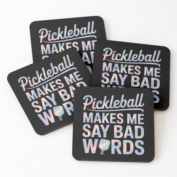 Item preview, Pickleball Makes Me Say Bad Words Tie Dye Pickleball Players designed and sold by PunkNation-Arts.