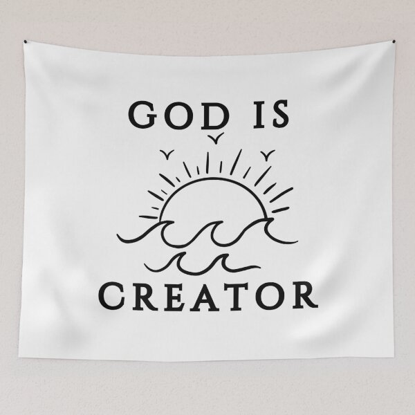Item preview, God Is Creator – Black Design designed and sold by MoriaStore.