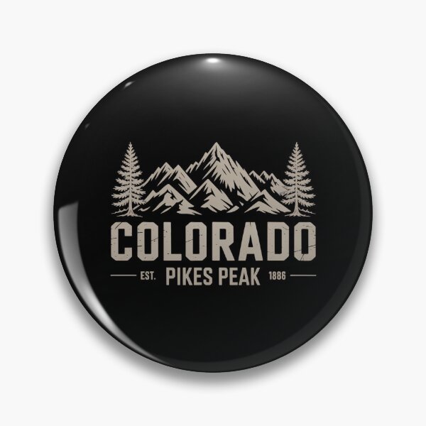 Item preview, Pikes Peak Colorado Est. 1806 Mountains USA designed and sold by PunkNation-Arts.