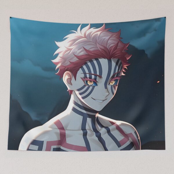 Item preview, Akaza Demon Slayer Midnight Smirk designed and sold by 108Recordings.