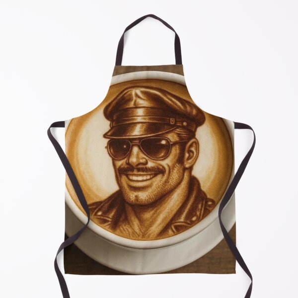 Item preview, Gay Leather Latte Daddy Leder Pride Graphic Art Design designed and sold by ItsAKinkThing.