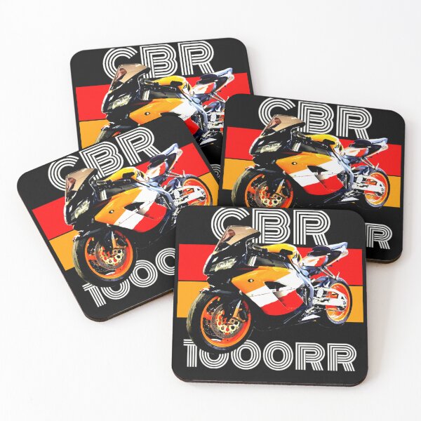 Item preview, CBR1000RR Retro Sportbike Color Art designed and sold by FroggyBaBoy.