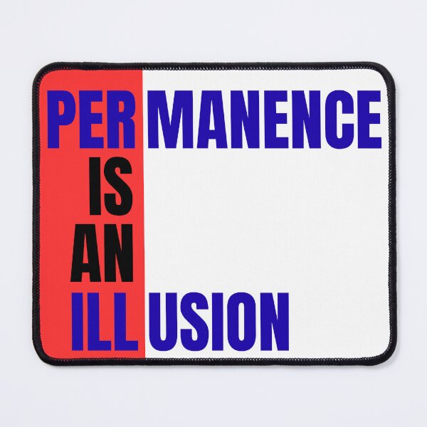 Item preview, "Permanence is an Illusion" stoic lesson designed and sold by SMonk's Philosophies.