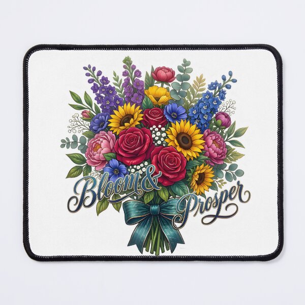 Item preview, Vibrant Floral Bouquet Bloom and Prosper Sticker designed and sold by StickoStore.