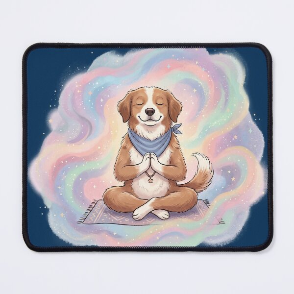 Item preview, Dog doing yoga designed and sold by FluffyGallery.