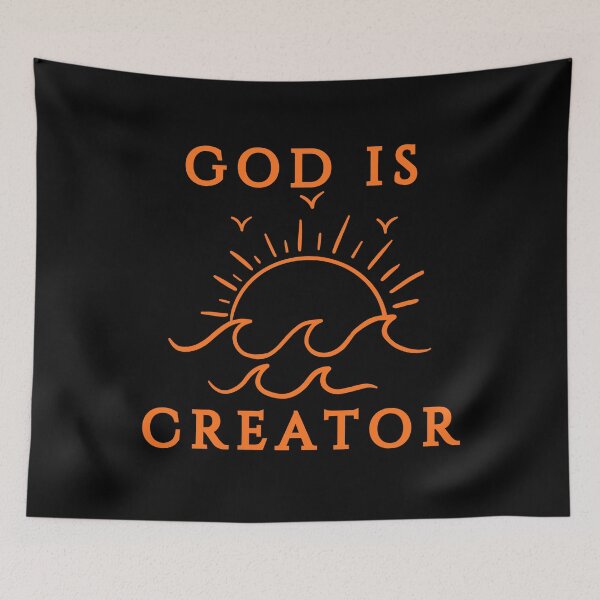 Item preview, God Is Creator – Orange Design designed and sold by MoriaStore.