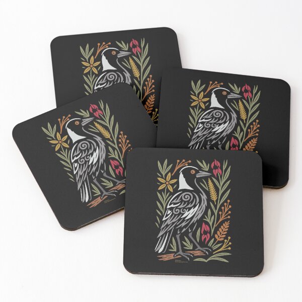 Item preview, Magpie – Aussie Wildlife gifts - Tattoo style designed and sold by LMIdesigns.