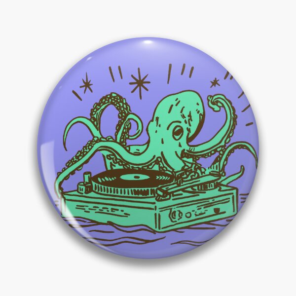 Item preview, DJ Octopus designed and sold by DefNoiz.