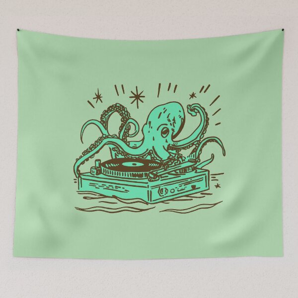 Item preview, DJ Octopus designed and sold by DefNoiz.