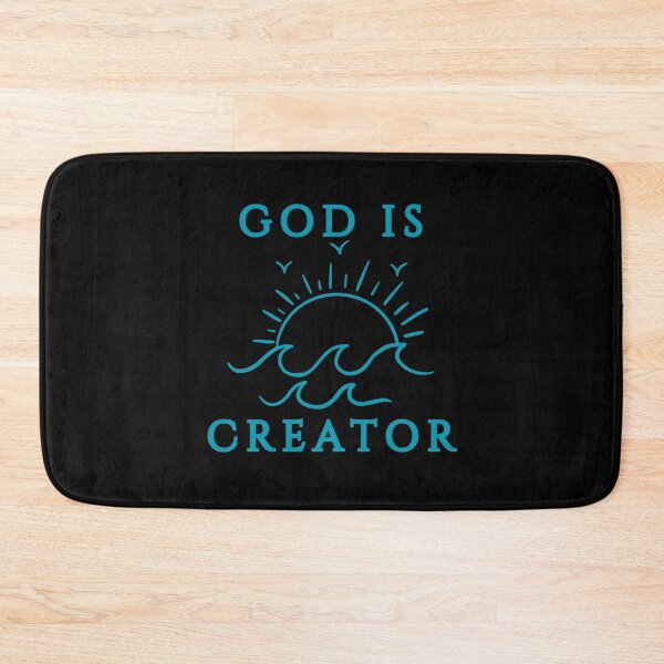 Item preview, God Is Creator –  Sky Blue Design designed and sold by MoriaStore.