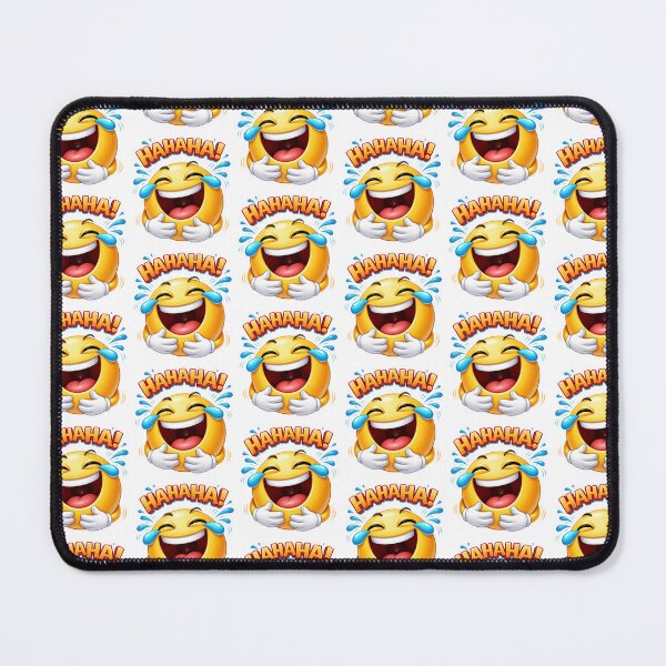 Item preview, Funny cartoon emoji-style character laughing hard designed and sold by PriyankaSonara.