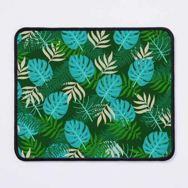 Item preview, Lush Tropical Monstera and Palm Leaf Pattern designed and sold by NM-Beyond.