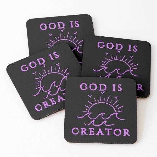 Item preview, God Is Creator –  Purple Design designed and sold by MoriaStore.