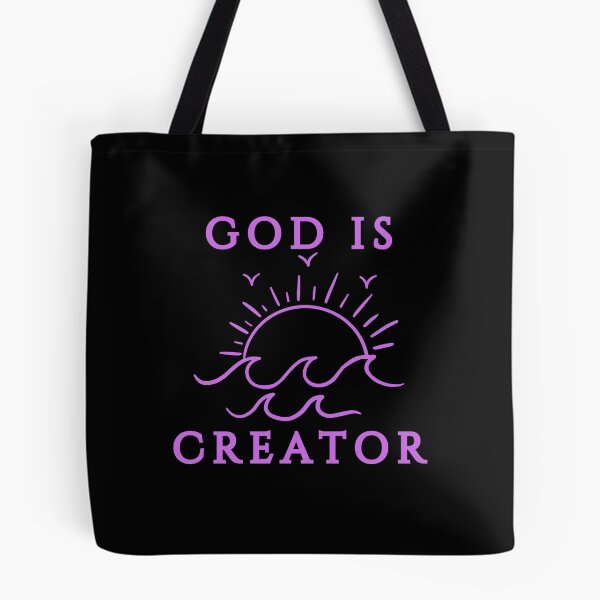Item preview, God Is Creator –  Purple Design designed and sold by MoriaStore.