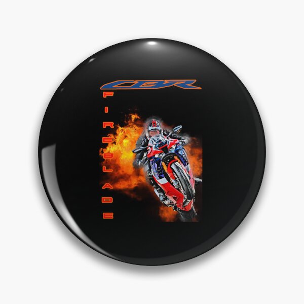 Item preview, CBR Fireblade Wheelie Flame Art designed and sold by FroggyBaBoy.