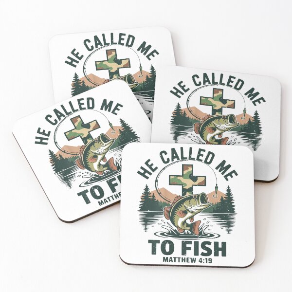 Item preview, He Called Me to Fish Camo Bass Fishing Christian Funny designed and sold by ViVarRi.