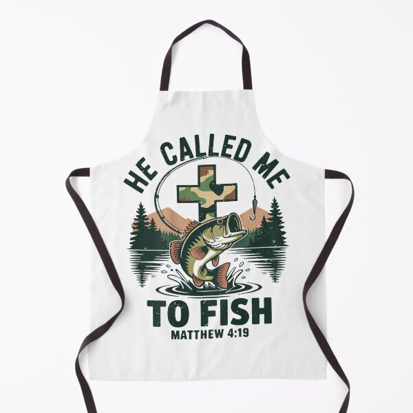 Item preview, He Called Me to Fish Camo Bass Fishing Christian Funny designed and sold by ViVarRi.
