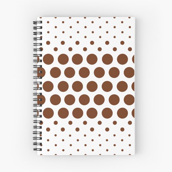 Item preview, Dotwave Brown Polka Dots on White designed and sold by POLKAIWERX.