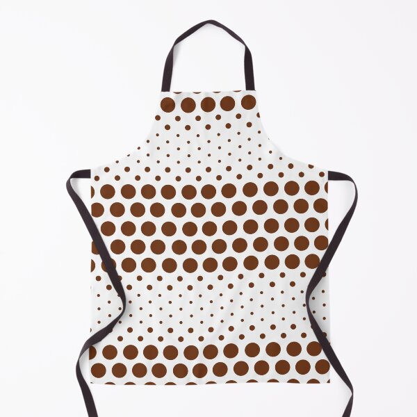 Item preview, Dotwave Brown Polka Dots on White designed and sold by POLKAIWERX.