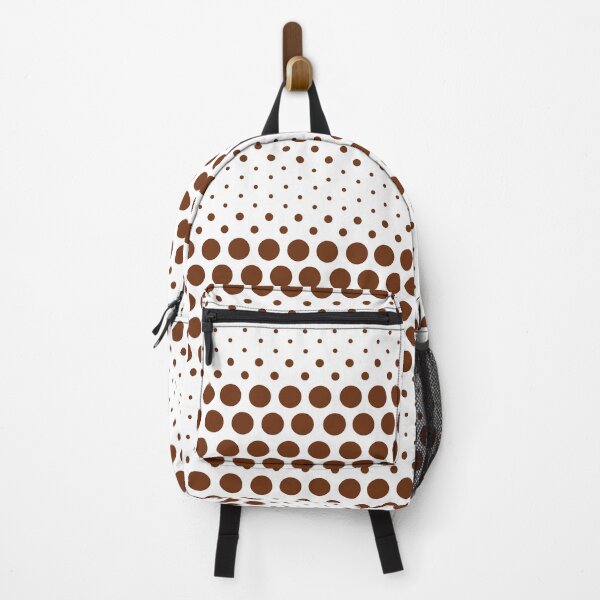 Item preview, Dotwave Brown Polka Dots on White designed and sold by POLKAIWERX.