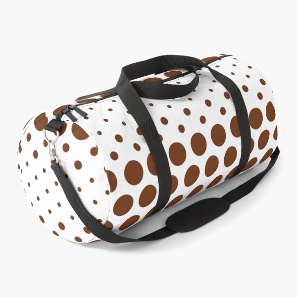 Item preview, Dotwave Brown Polka Dots on White designed and sold by POLKAIWERX.