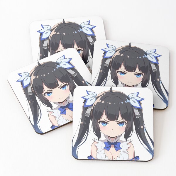 Item preview, Hestia Danmachi Chibi Kawaii Angry Twin Tails Mood designed and sold by 108Recordings.
