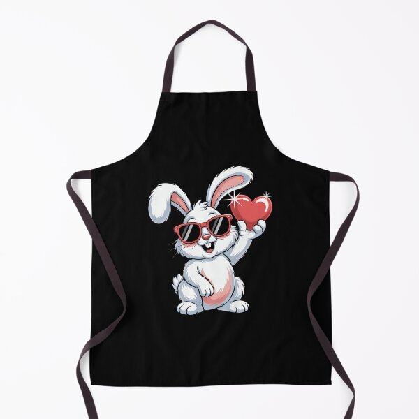 Item preview, Valentine's Day Kawaii Dabbing Rabbit With Heart  designed and sold by PunkNation-Arts.