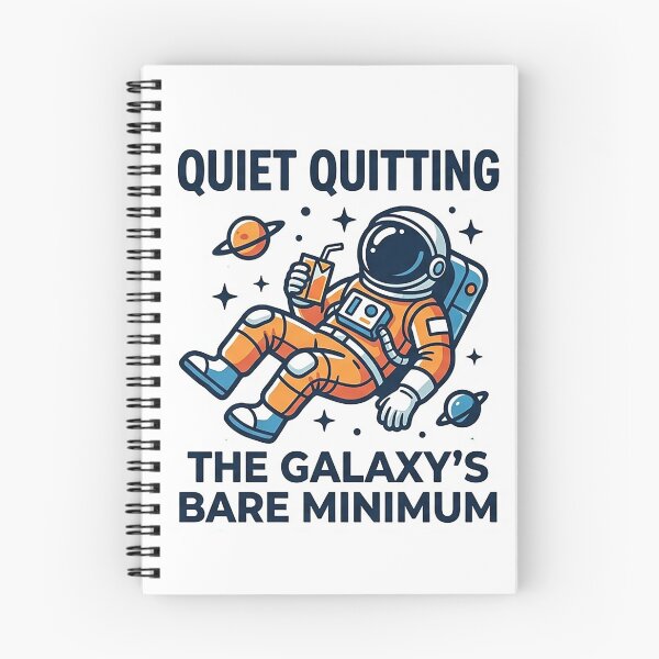 Item preview, Quiet quitting the galaxy bare minimum designed and sold by Loja Boeira.