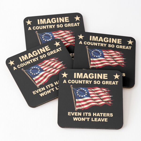 Item preview, imagine a country so great patriotic flag quote designed and sold by 3INEKMIZAN.
