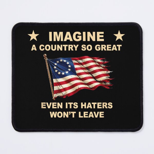 Item preview, imagine a country so great patriotic flag quote designed and sold by 3INEKMIZAN.
