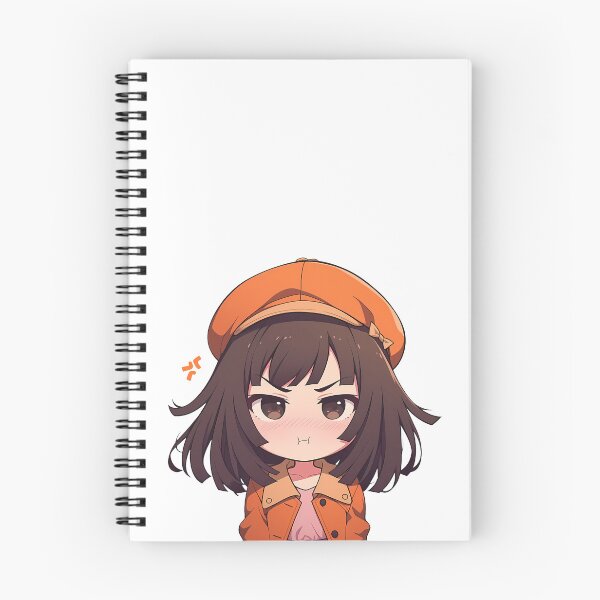 Item preview, Nadeko Sengoku Bakemonogatari Chibi Angry Beret Pout designed and sold by 108Recordings.