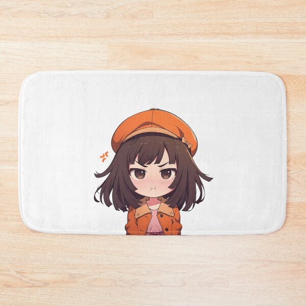 Item preview, Nadeko Sengoku Bakemonogatari Chibi Angry Beret Pout designed and sold by 108Recordings.