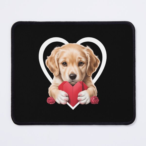 Item preview, Valentine's Day Puppy Dog Valentine Retriever designed and sold by PunkNation-Arts.