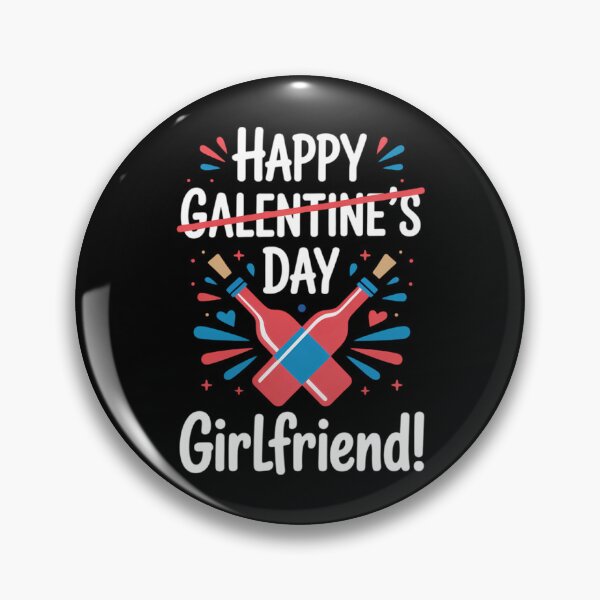Item preview, Valentine's Day Wine Happy Galentine's Day Girlfriend designed and sold by PunkNation-Arts.