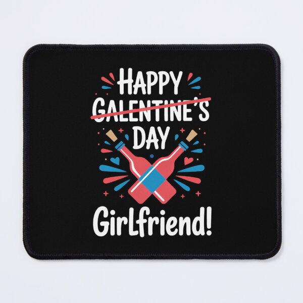 Item preview, Valentine's Day Wine Happy Galentine's Day Girlfriend designed and sold by PunkNation-Arts.