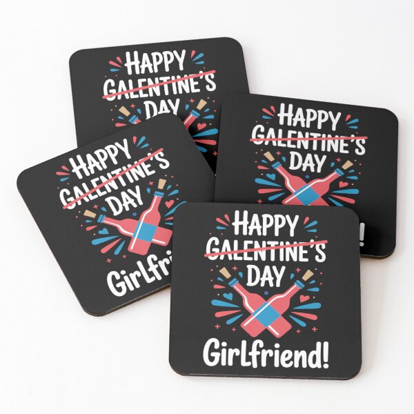 Item preview, Valentine's Day Wine Happy Galentine's Day Girlfriend designed and sold by PunkNation-Arts.