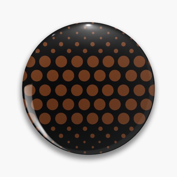 Item preview, Dotwave Brown Polka Dot on Black designed and sold by POLKAIWERX.